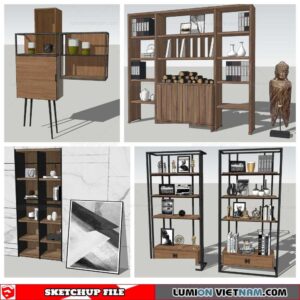 Bookself - Sketchup Models By Nha Tay