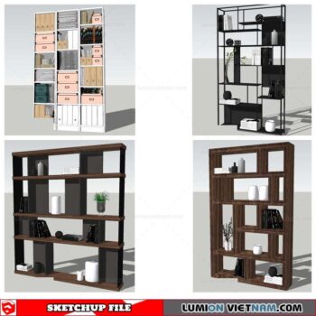 Bookself - Sketchup Models By Nha Tay