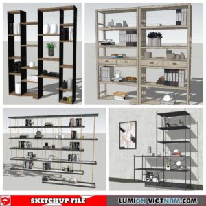 Bookself - Sketchup Models By Nha Tay