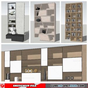 Bookself - Sketchup Models By Nha Tay