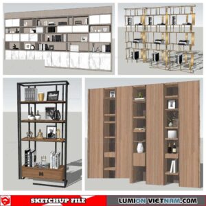 Bookself - Sketchup Models By Nha Tay