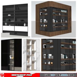 Bookself - Sketchup Models By Nha Tay