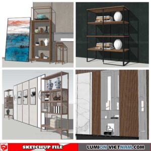 Bookself - Sketchup Models By Nha Tay