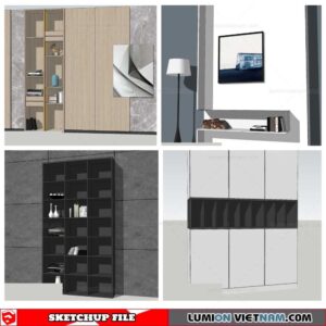 Bookself - Sketchup Models By Nha Tay