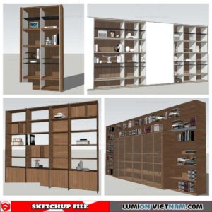 Bookself - Sketchup Models By Nha Tay
