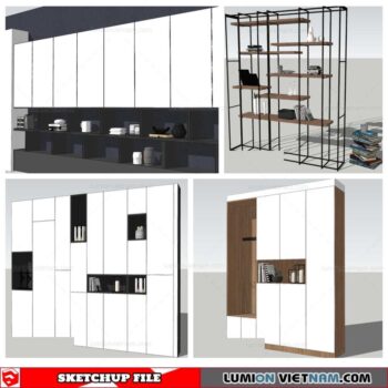 Bookself - Sketchup Models By Nha Tay