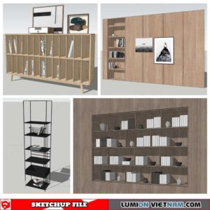 Bookself - Sketchup Models By Nha Tay