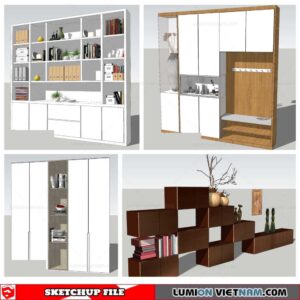 Bookself - Sketchup Models By Nha Tay