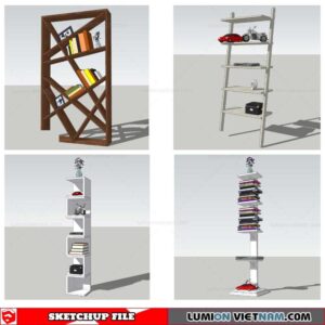 Bookself - Sketchup Models By Nha Tay