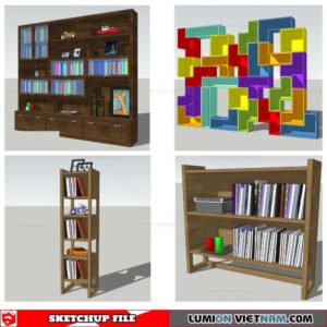 Bookself - Sketchup Models By Nha Tay
