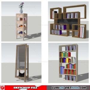 Bookself - Sketchup Models By Nha Tay