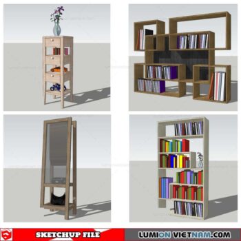 Bookself - Sketchup Models By Nha Tay