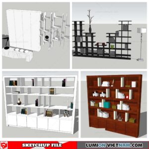 Bookself - Sketchup Models By Nha Tay