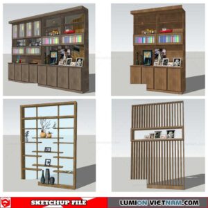 Bookself - Sketchup Models By Nha Tay