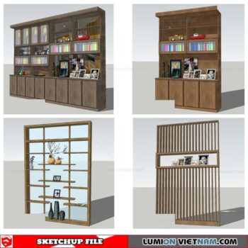 Bookself - Sketchup Models By Nha Tay
