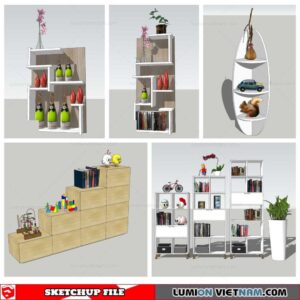 Bookself - Sketchup Models By Nha Tay