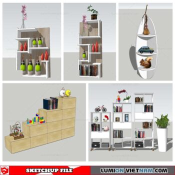 Bookself - Sketchup Models By Nha Tay