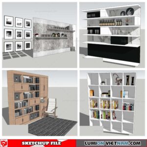 Bookself - Sketchup Models By Nha Tay