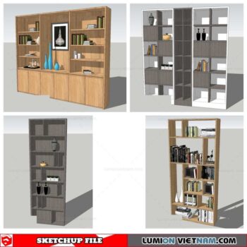 Bookself - Sketchup Models By Nha Tay