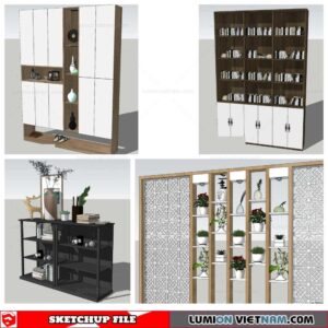 Bookself - Sketchup Models By Nha Tay