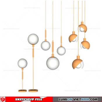 Ceiling light - Sketchup Models By Cuong Covua