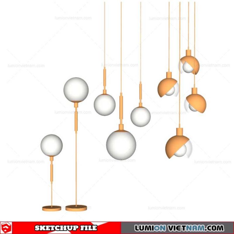 Ceiling light - Sketchup Models By Cuong Covua