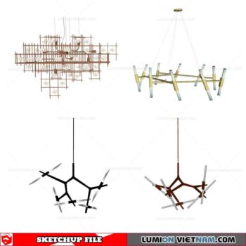 Ceiling light - Sketchup Models By Cuong Covua