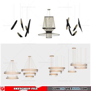 Ceiling light - Sketchup Models By Cuong Covua