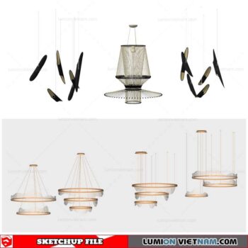 Ceiling light - Sketchup Models By Cuong Covua