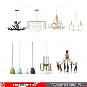 Ceiling light - Sketchup Models By Cuong Covua