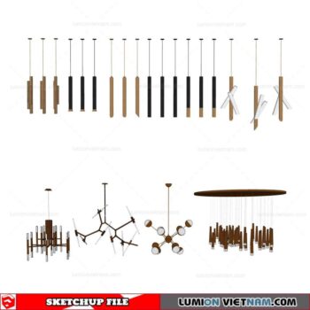 Ceiling light - Sketchup Models By Cuong Covua