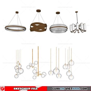 Ceiling light - Sketchup Models By Cuong Covua