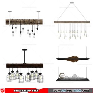 Ceiling light - Sketchup Models By Cuong Covua