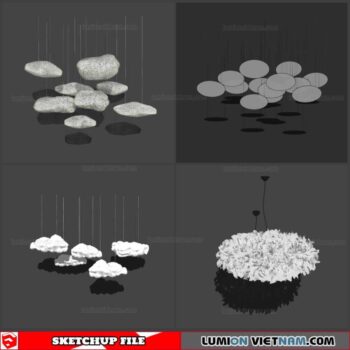 Ceiling light - Sketchup Models By Cuong Covua
