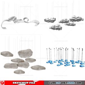 Ceiling light - Sketchup Models By Cuong Covua