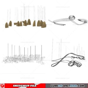 Ceiling light - Sketchup Models By Cuong Covua