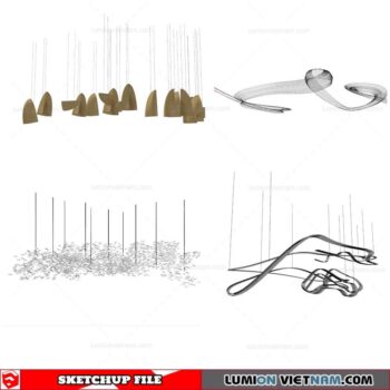 Ceiling light - Sketchup Models By Cuong Covua