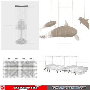 Ceiling light - Sketchup Models By Cuong Covua