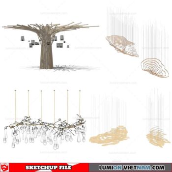 Ceiling light - Sketchup Models By Cuong Covua