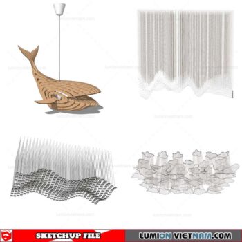 Ceiling light - Sketchup Models By Cuong Covua