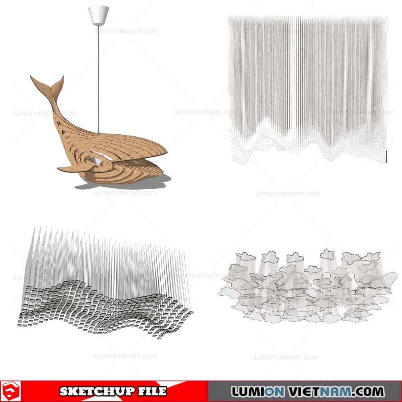 Ceiling light - Sketchup Models By Cuong Covua