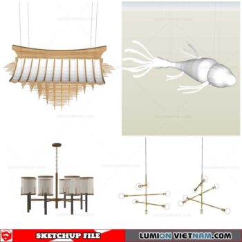 Ceiling light - Sketchup Models By Cuong Covua