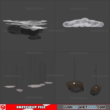 Ceiling light - Sketchup Models By Cuong Covua