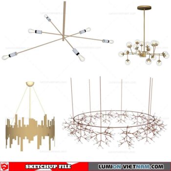 Ceiling light - Sketchup Models By Cuong Covua