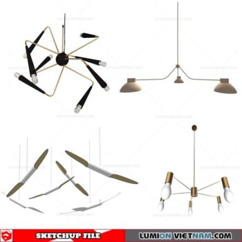 Ceiling light - Sketchup Models By Cuong Covua