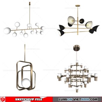 Ceiling light - Sketchup Models By Cuong Covua