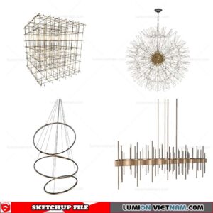 Ceiling light - Sketchup Models By Cuong Covua