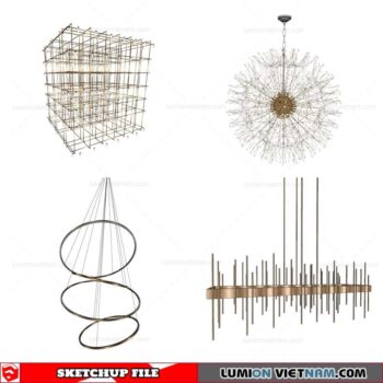 Ceiling light - Sketchup Models By Cuong Covua