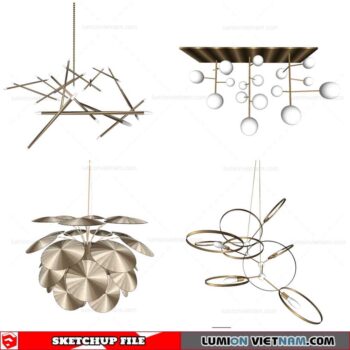 Ceiling light - Sketchup Models By Cuong Covua