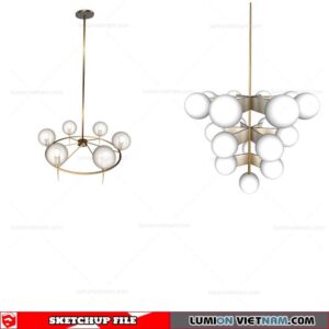 Ceiling light - Sketchup Models By Cuong Covua